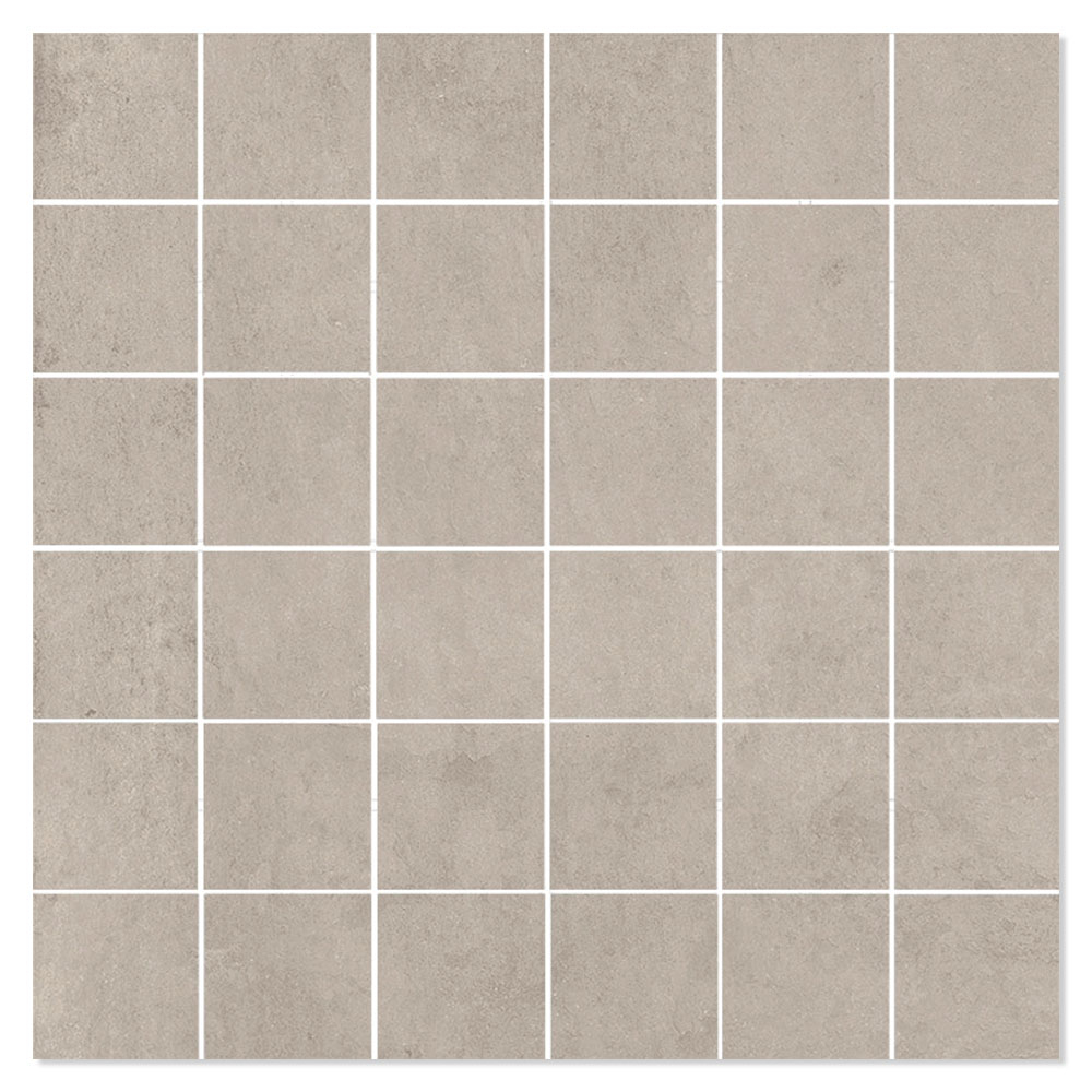 Mosaik Klinker Ecostone Brun-Grå Matt 30x30 (5x5) cm